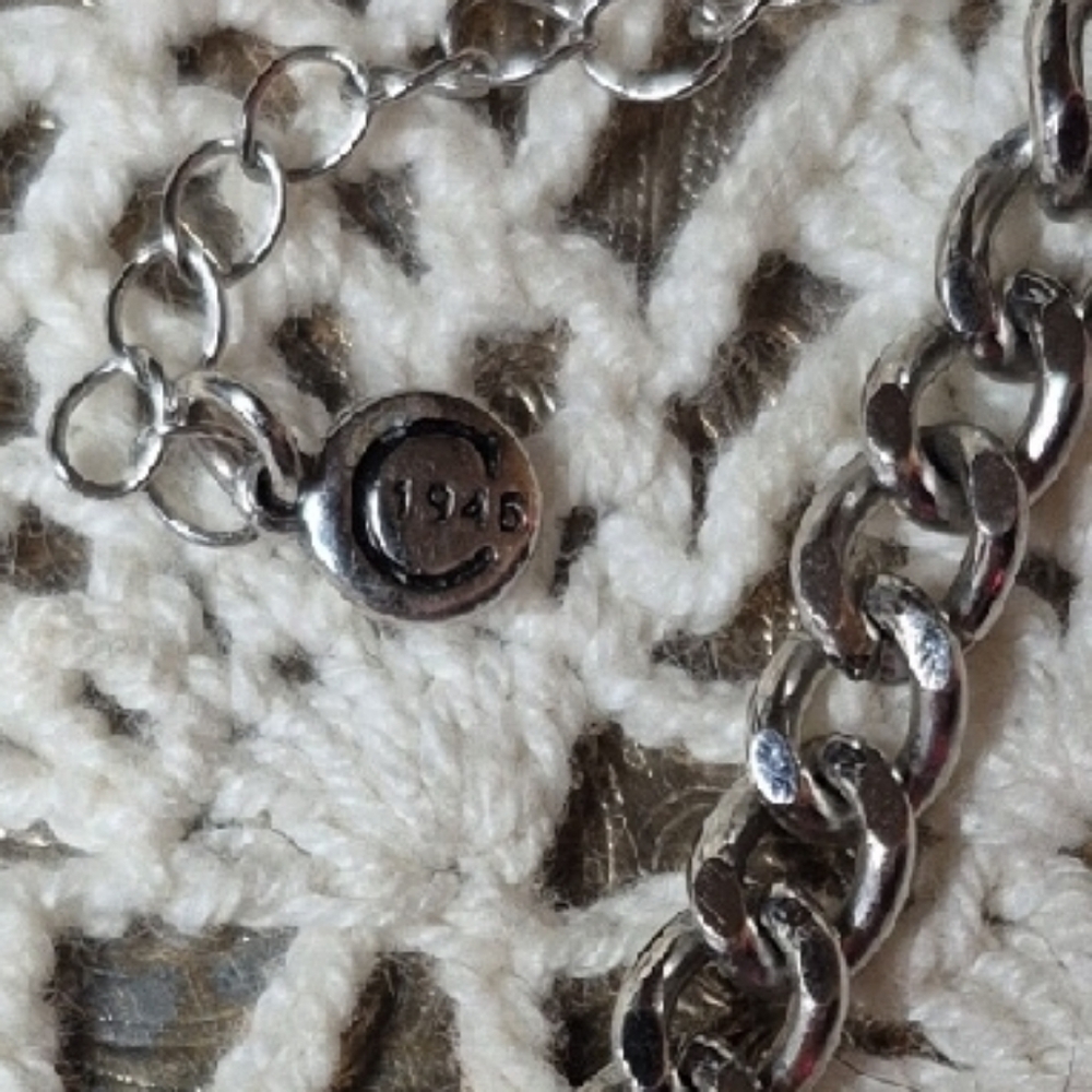 C1946 Brown Crystal Floral Statement Necklace - W… - image 2